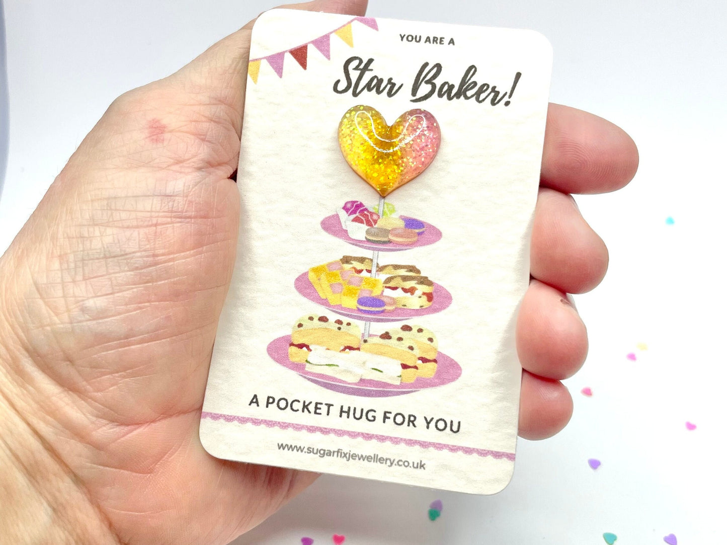 Star Baker Pocket Hug Gift - Bake Off Style!