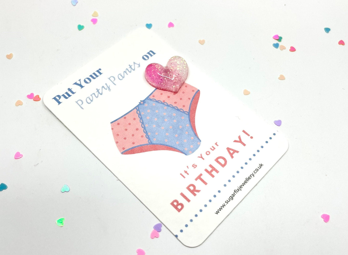 Party Pants Birthday Pocket Hug