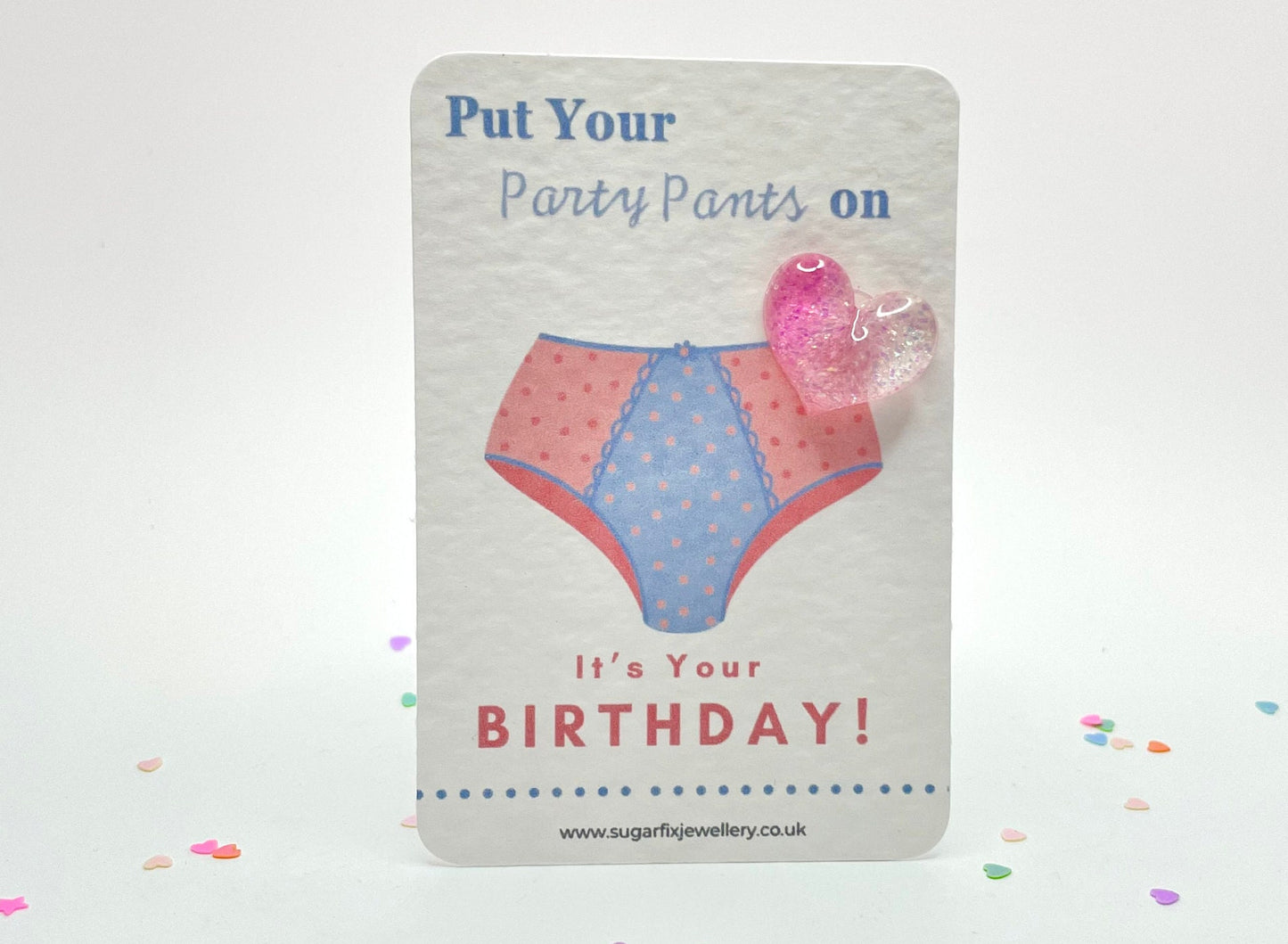 Party Pants Birthday Pocket Hug