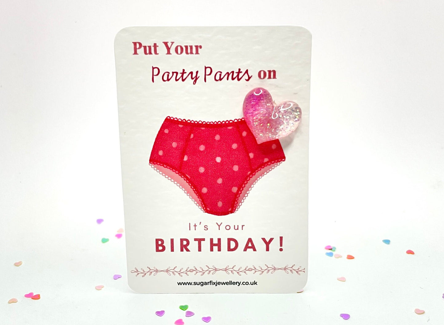 Party Pants Happy Birthday Pocket Hug Gift