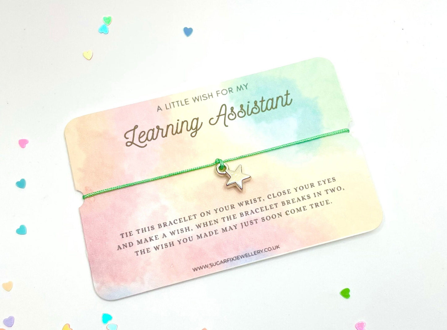 Learning Assistant Wish Bracelet