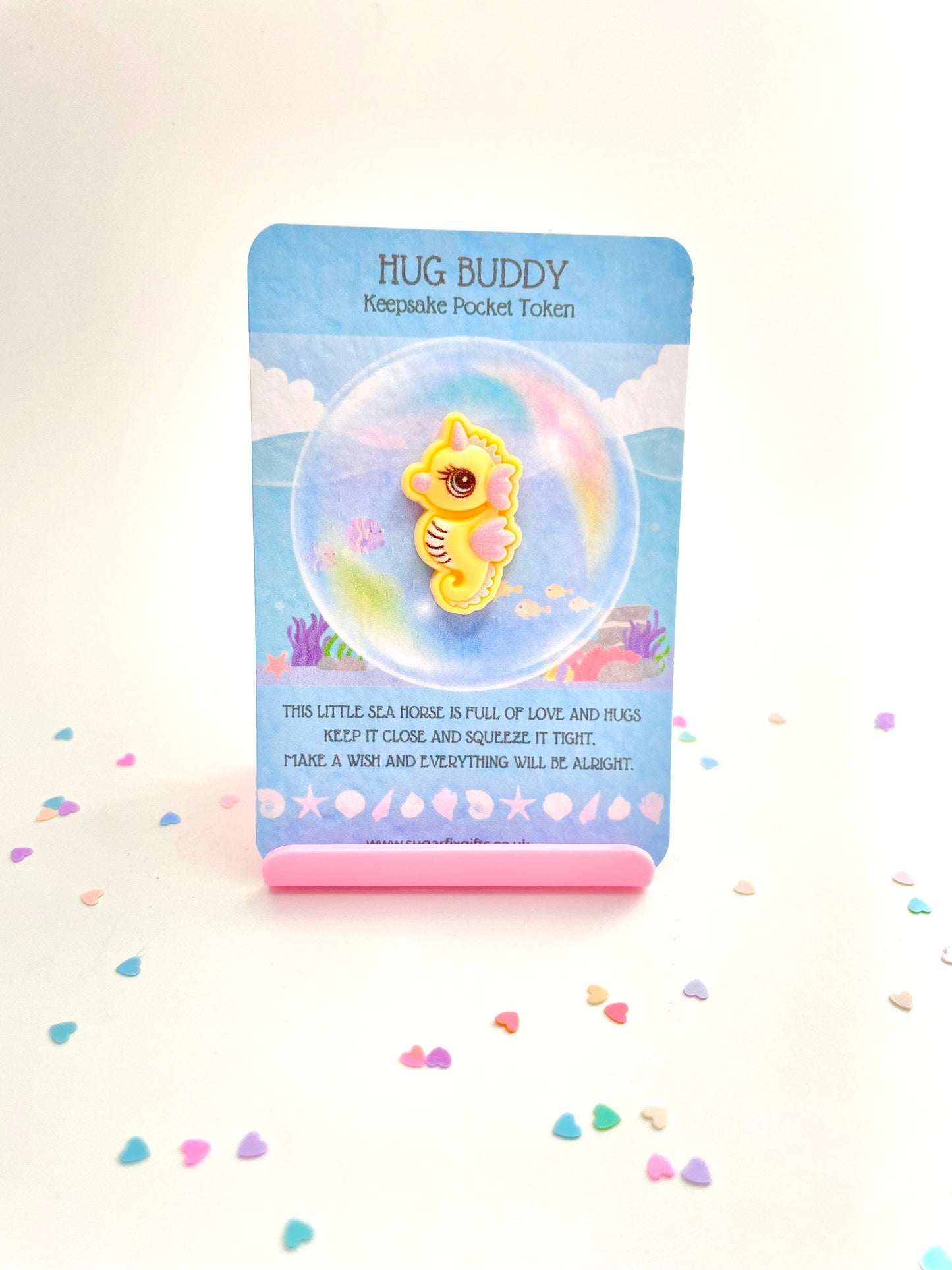 Sea Horse Buddy Pocket Hug