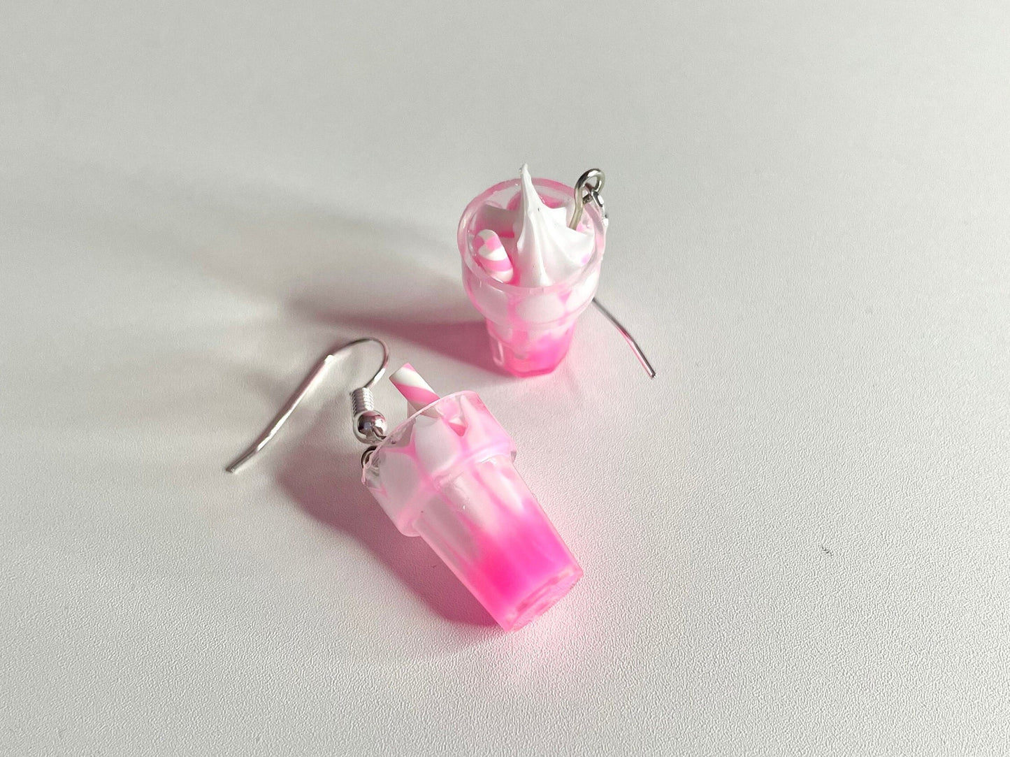 Sterling Silver Ice Cream Sundae Earrings