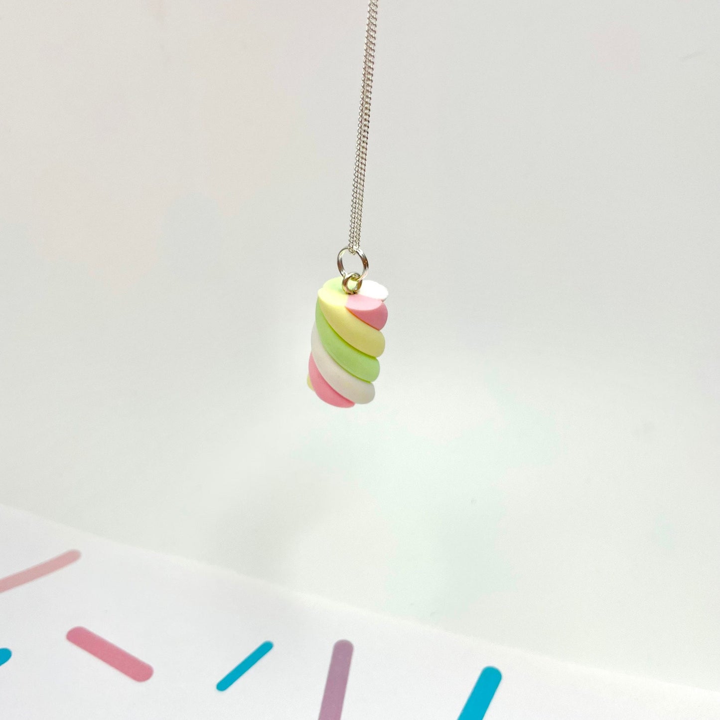 Sterling Silver Pastel Flump Necklace