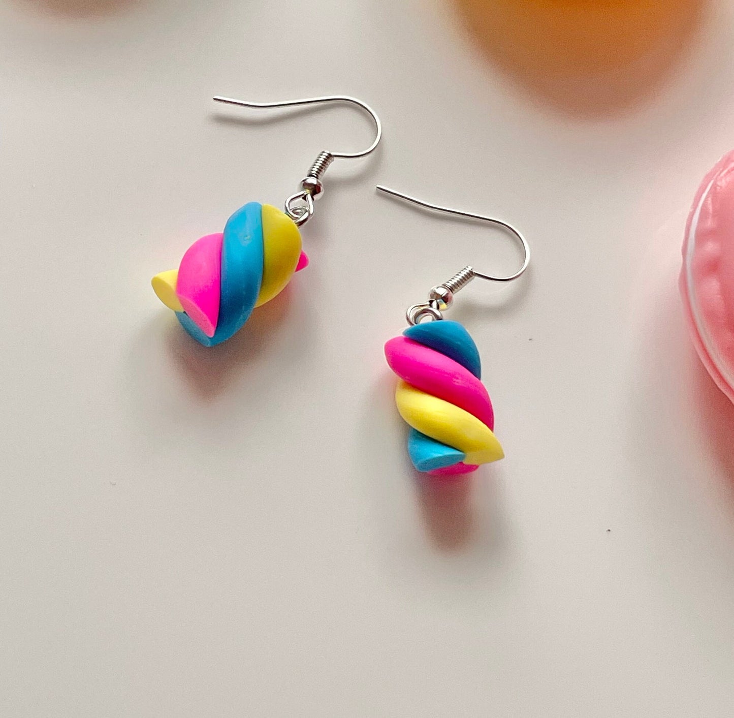 925 Flump Marshmallow Earrings