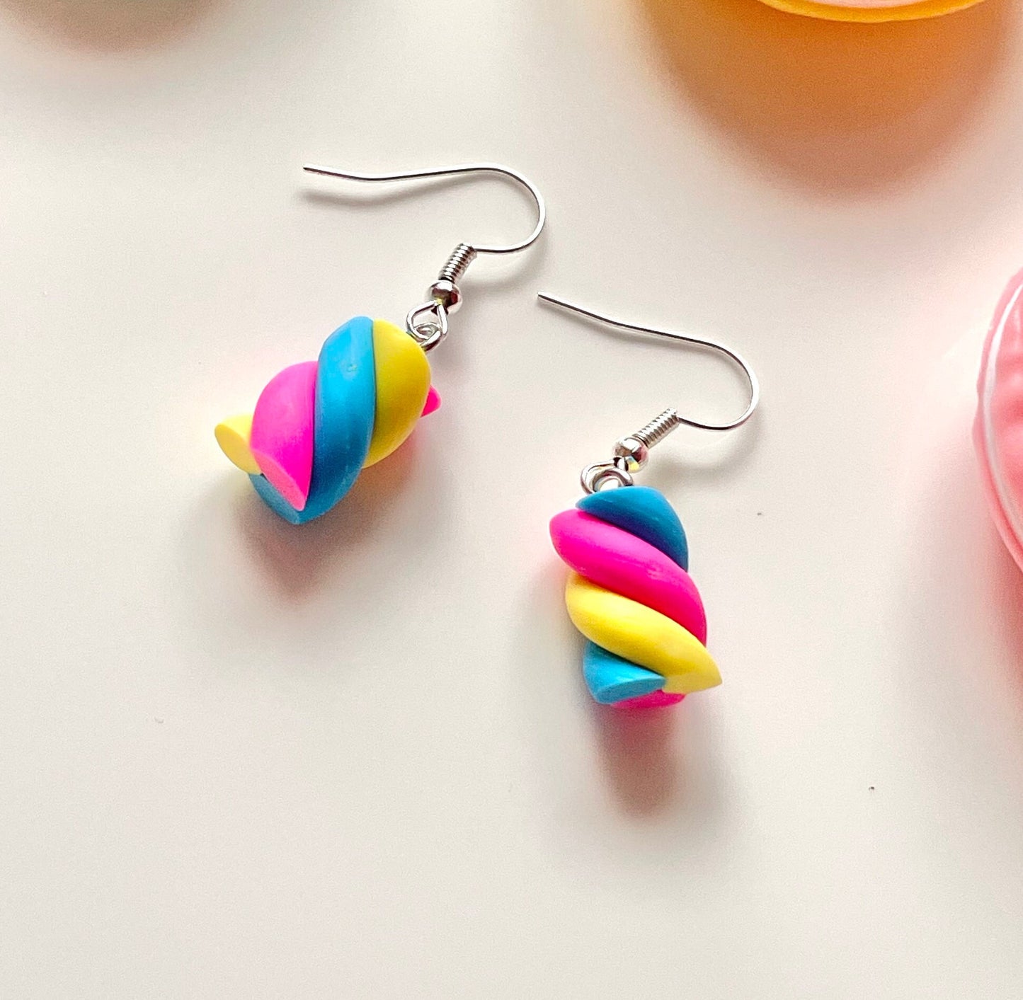 925 Flump Marshmallow Earrings