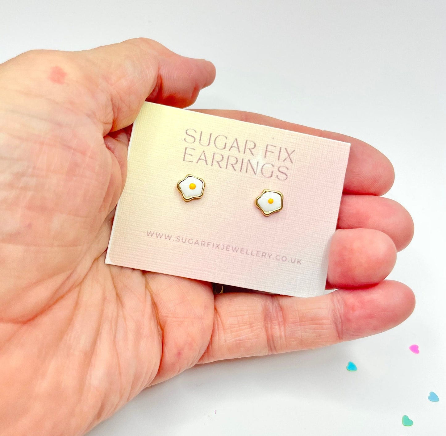 Poached Egg Stud Earrings
