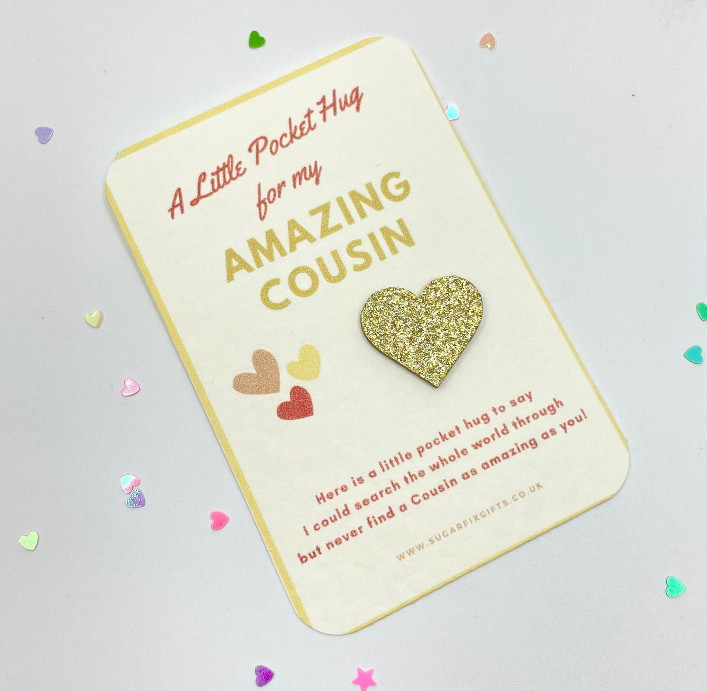 Amazing Cousin Pocket Hug
