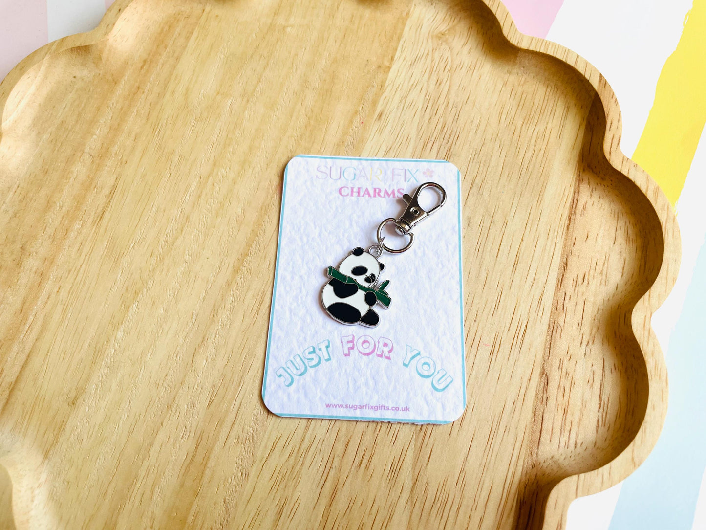 Cute Panda Phone Charm