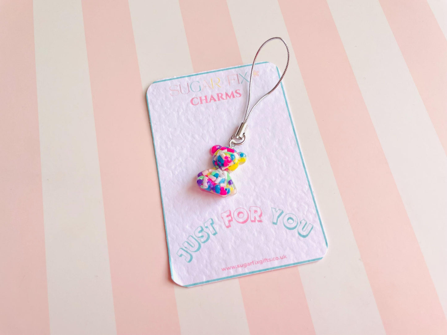Teddy Bear Phone Charm