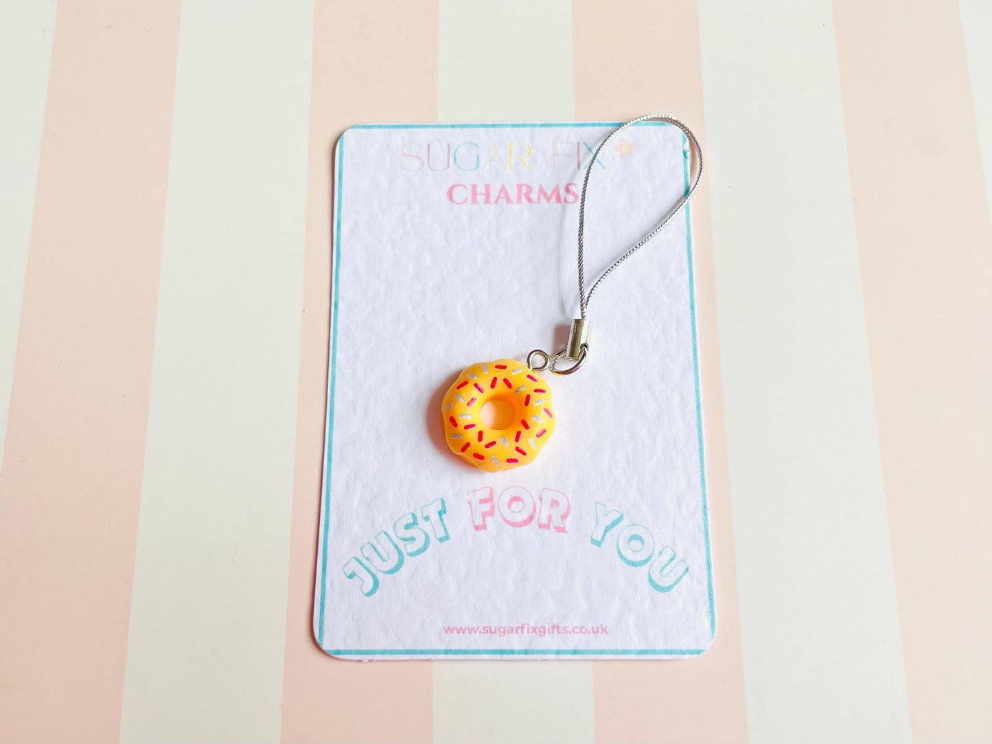 Doughnut Phone Charm