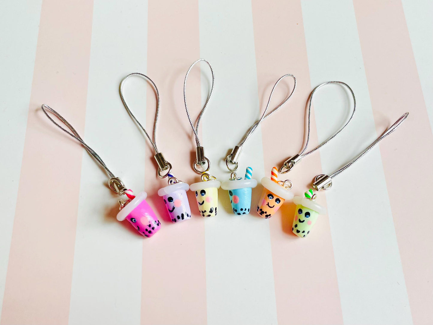 Bubble Tea Phone Charm