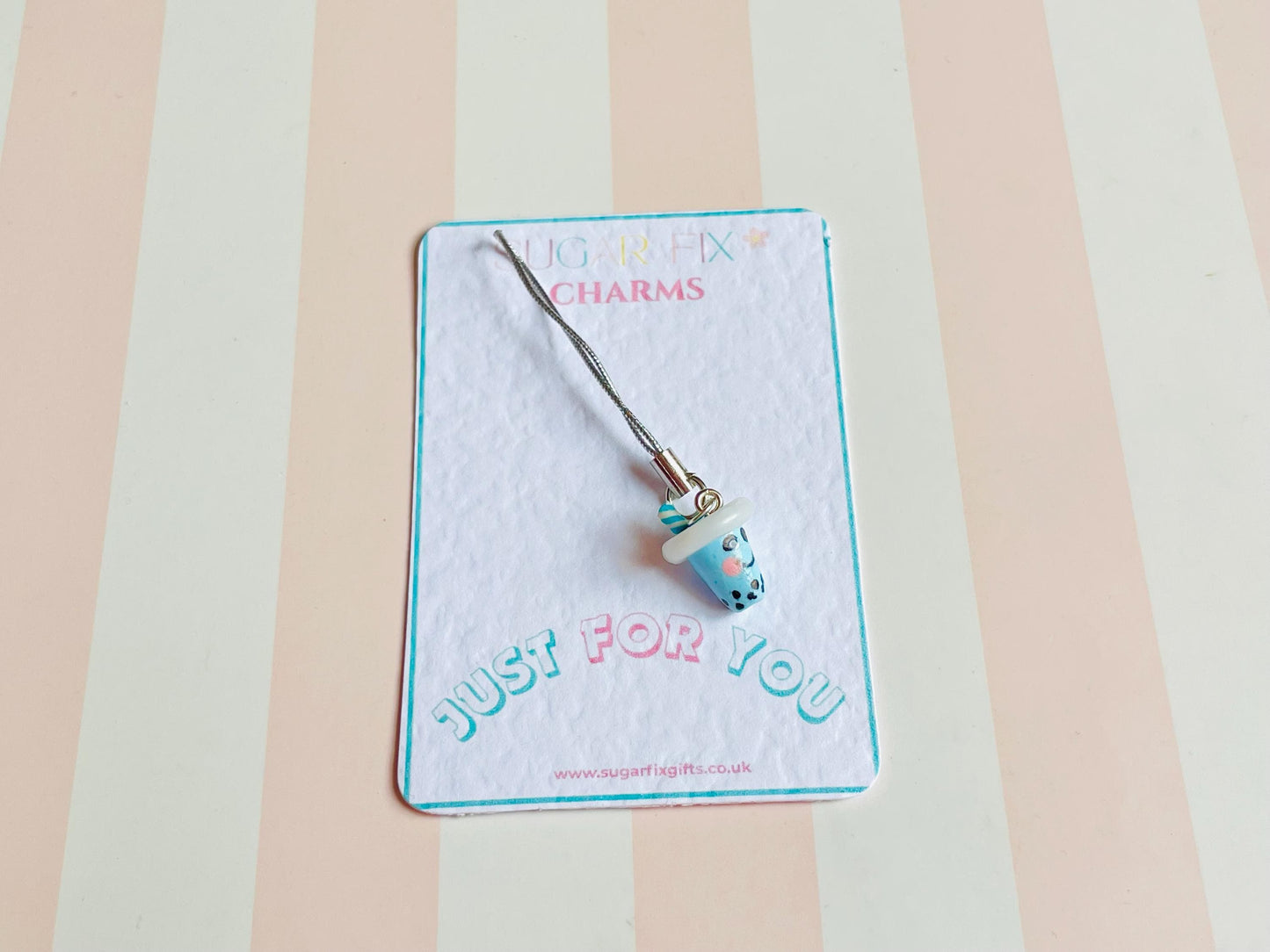 Bubble Tea Phone Charm