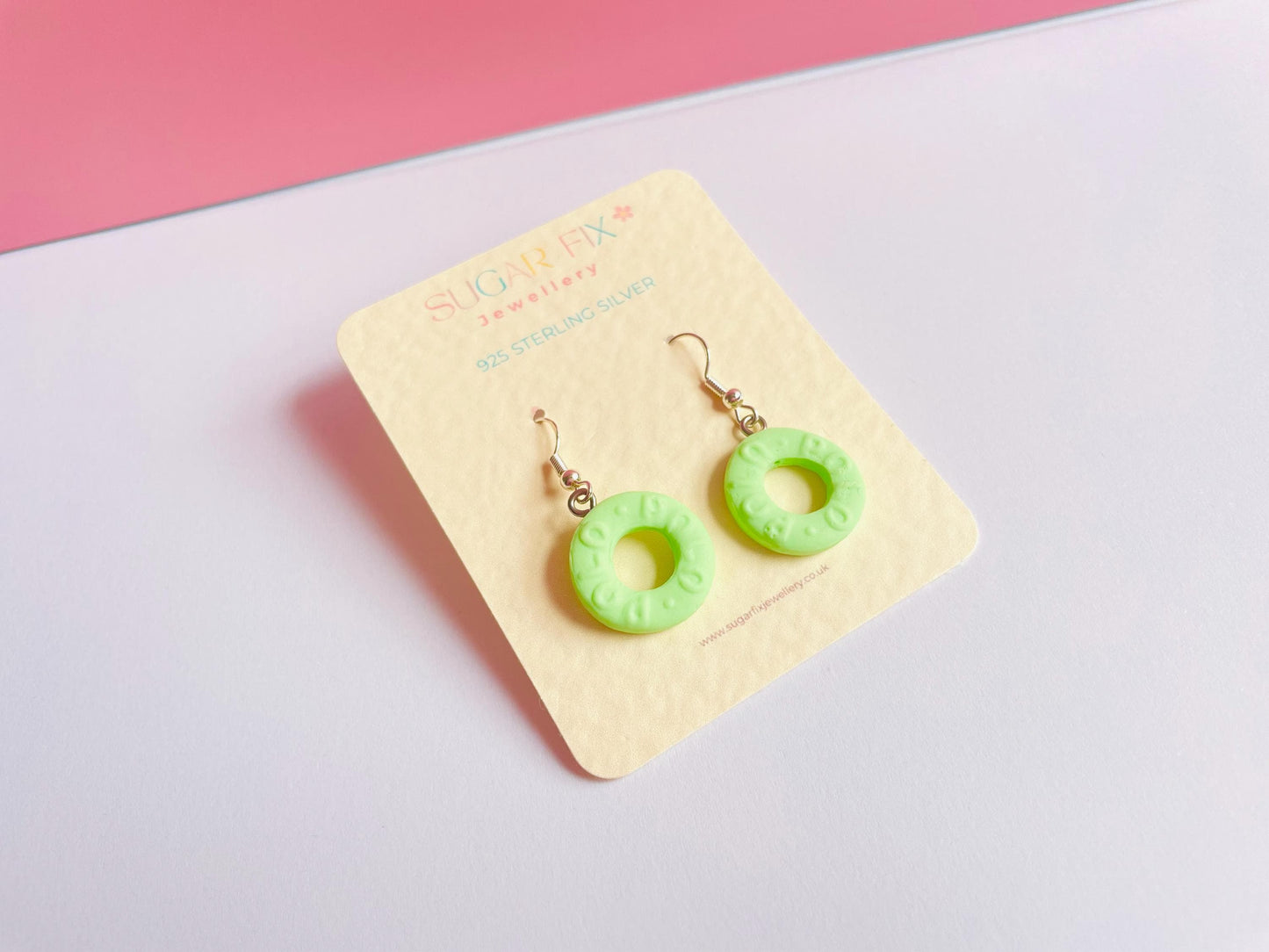 925 Peppermint Polo Earrings