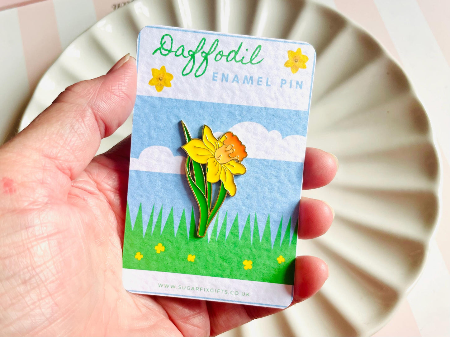 Daffodil Brooch Pin