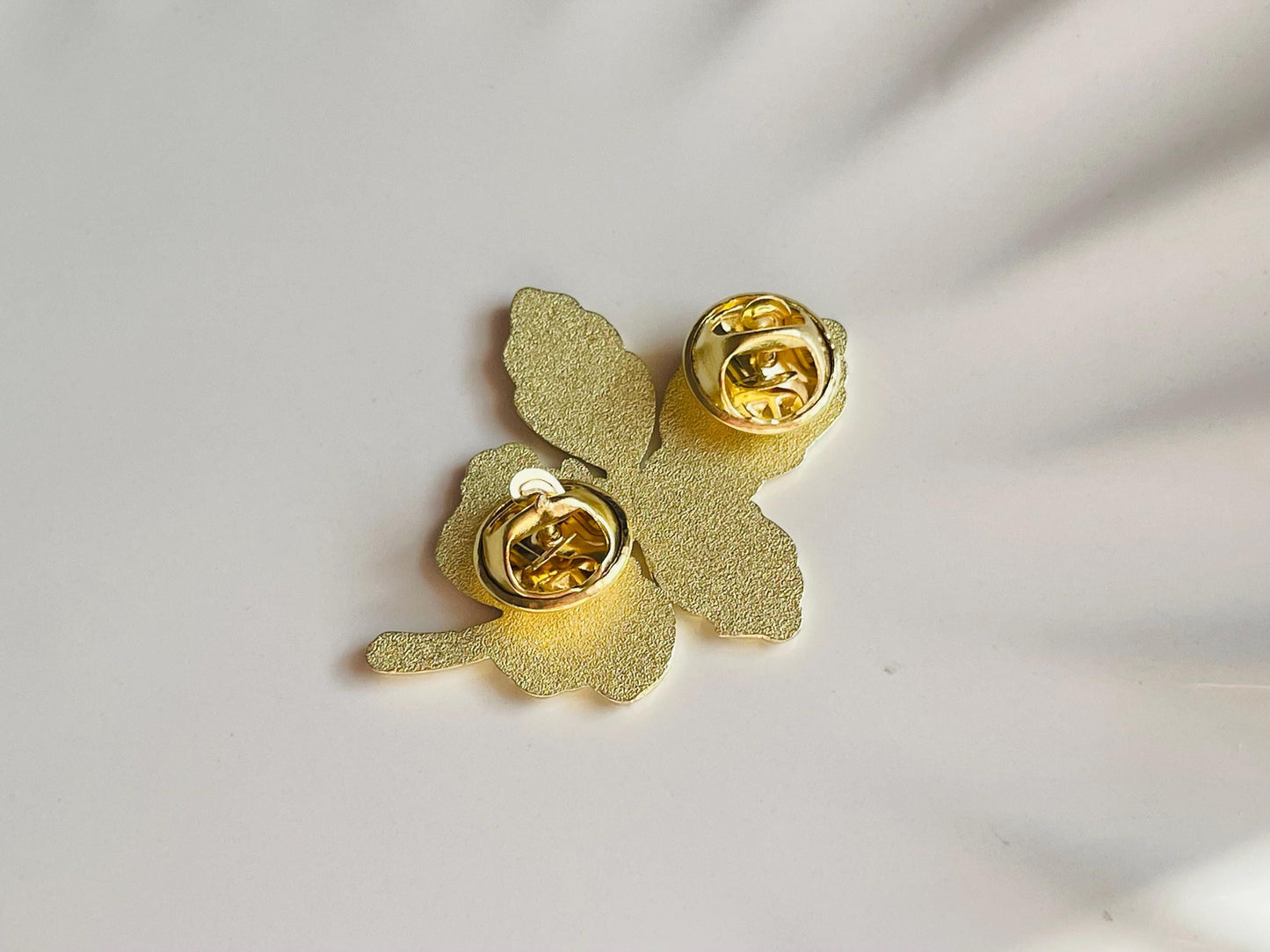Strawberry Blossom Enamel Pin Brooch
