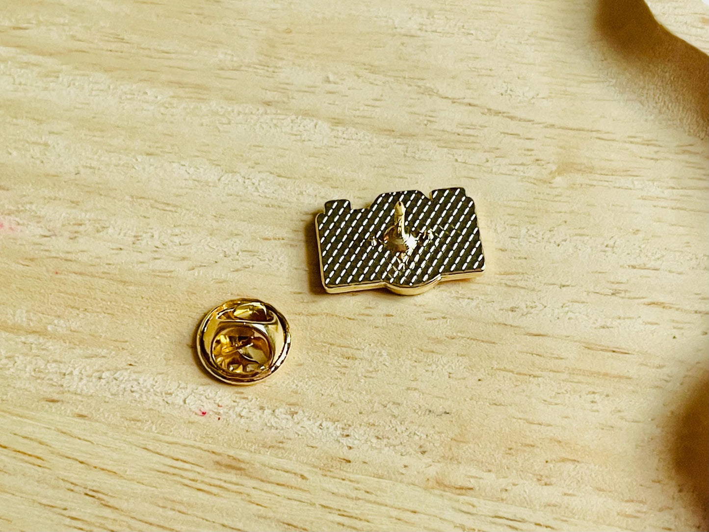 Cute Camera Pin Badge