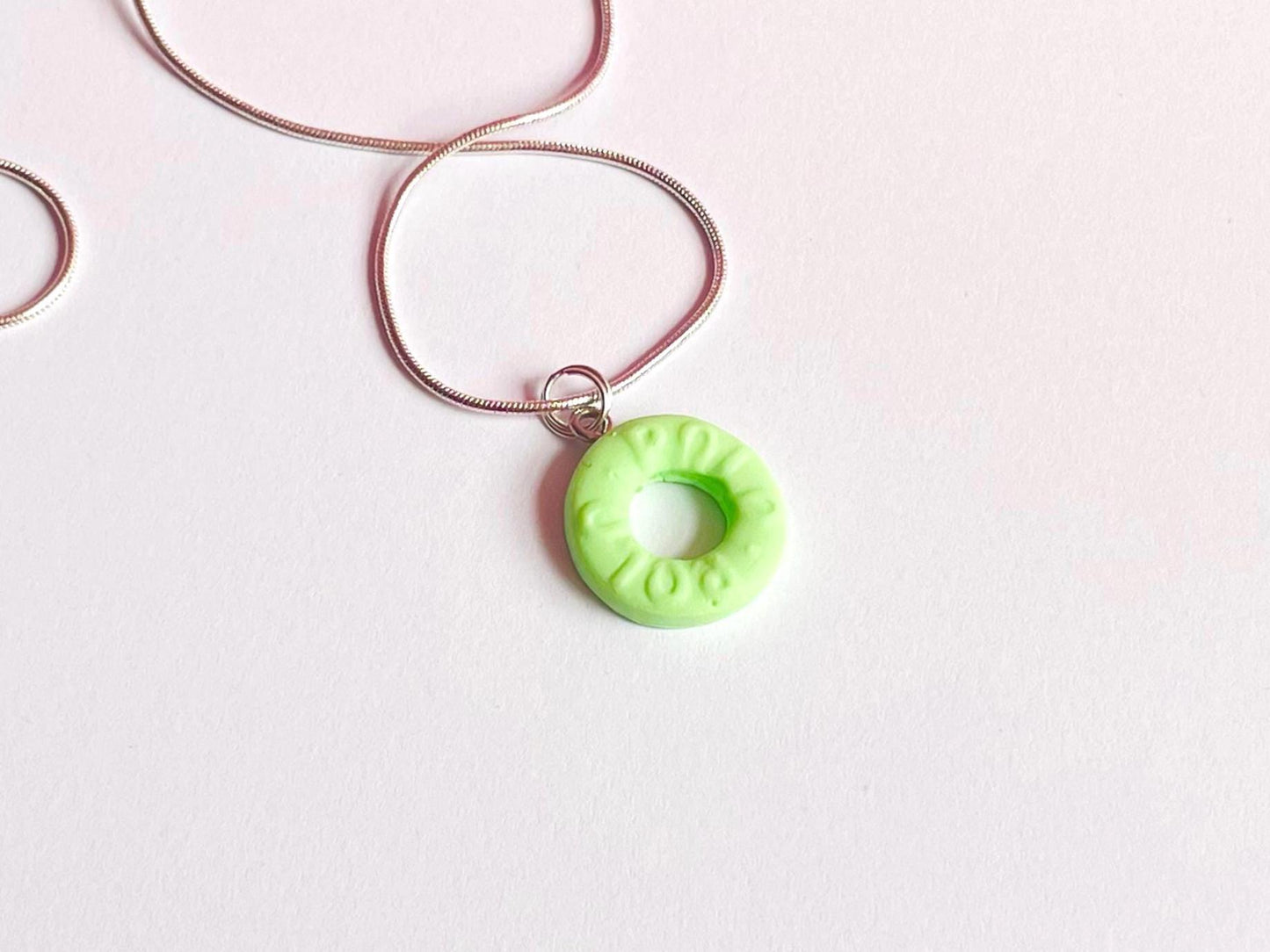 Green Peppermint Polo Necklace