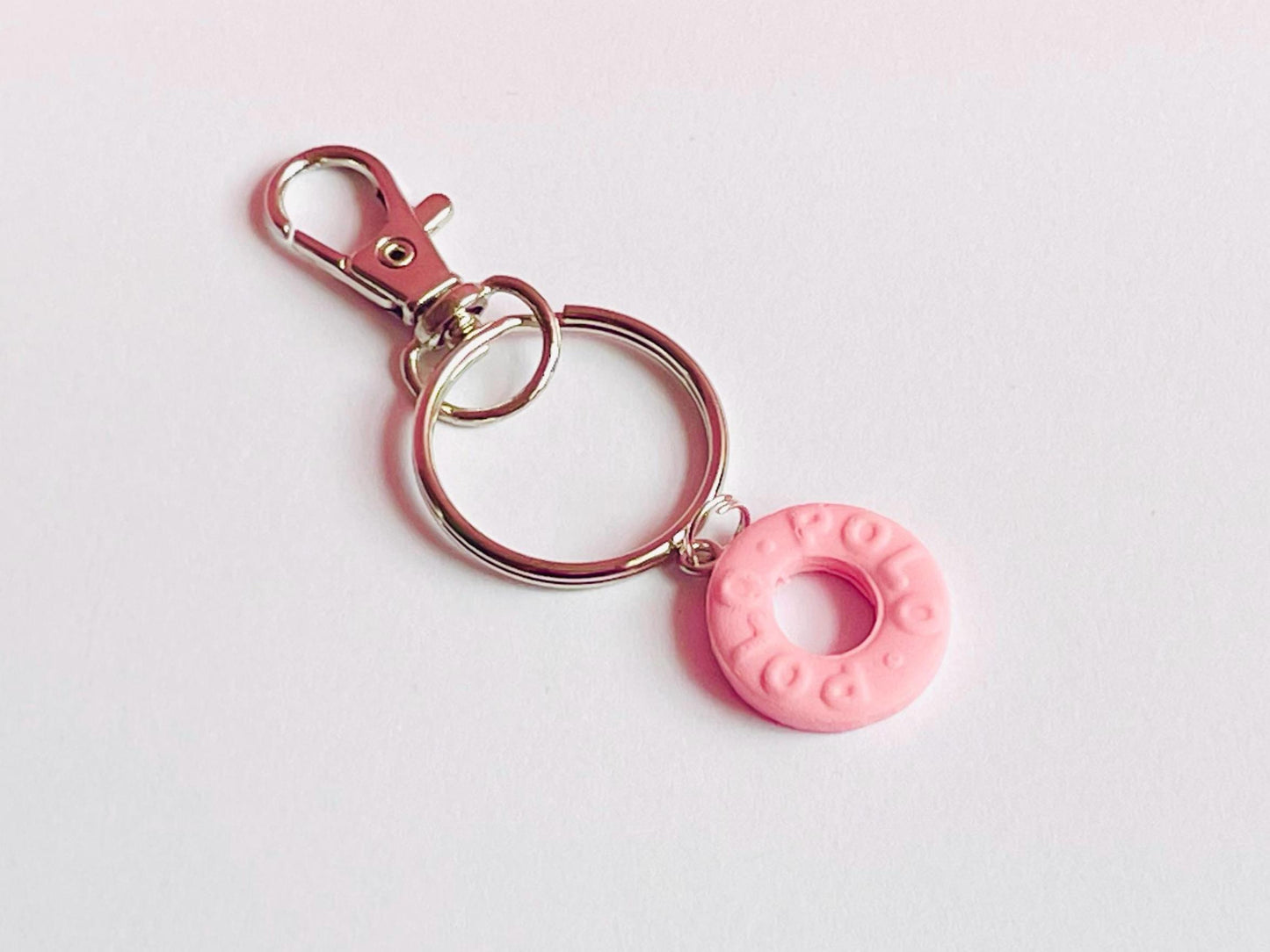 Pink Polo Keyring