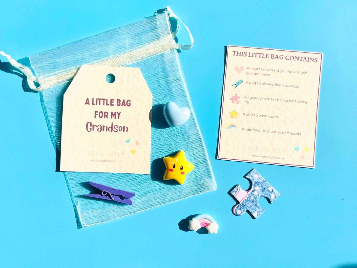 Happy Little Gift Bag for Grandson