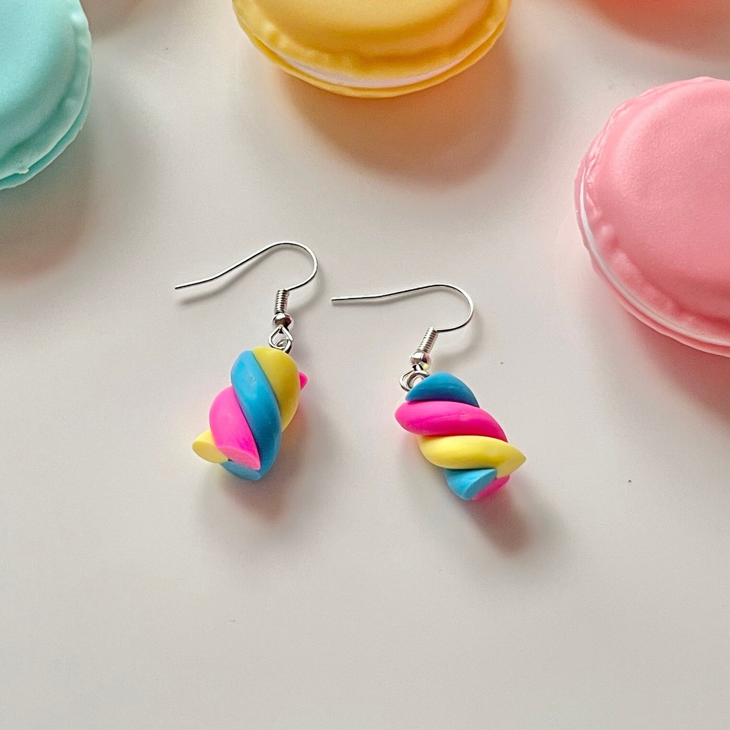 925 Flump Marshmallow Earrings