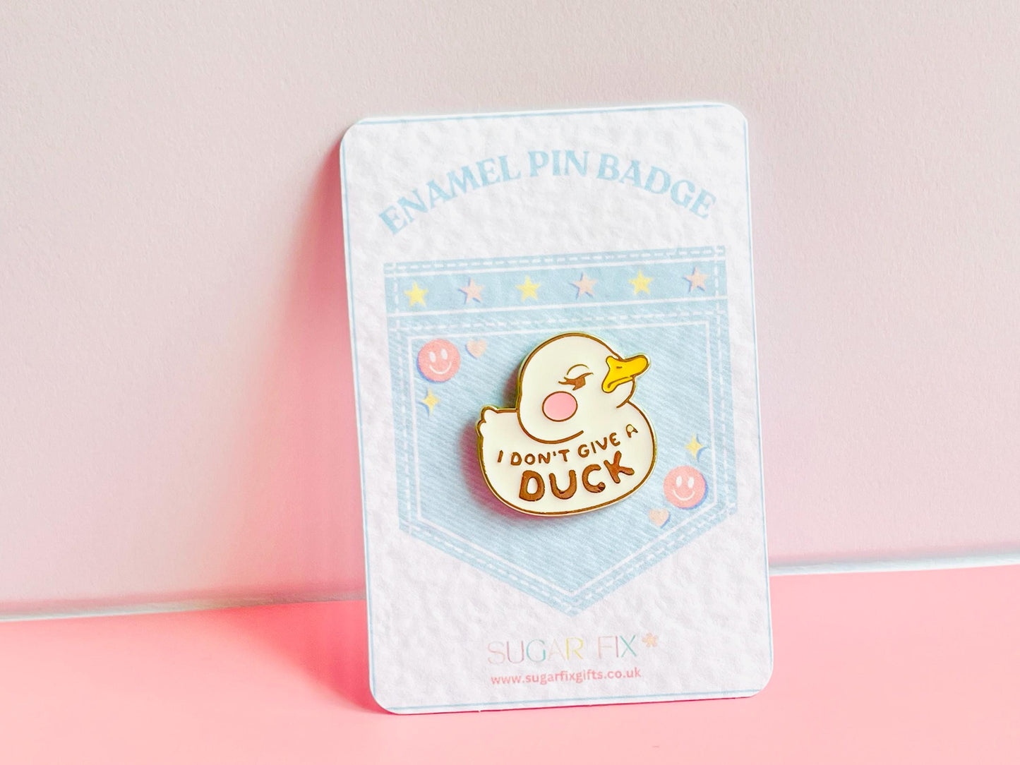 I Don’t Give A Duck Enamel Pin