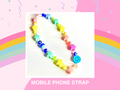 Vibrant Summer Mobile Phone Strap