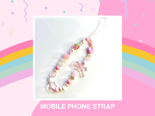 Strawberry Fields Mobile Phone Wrist Strap