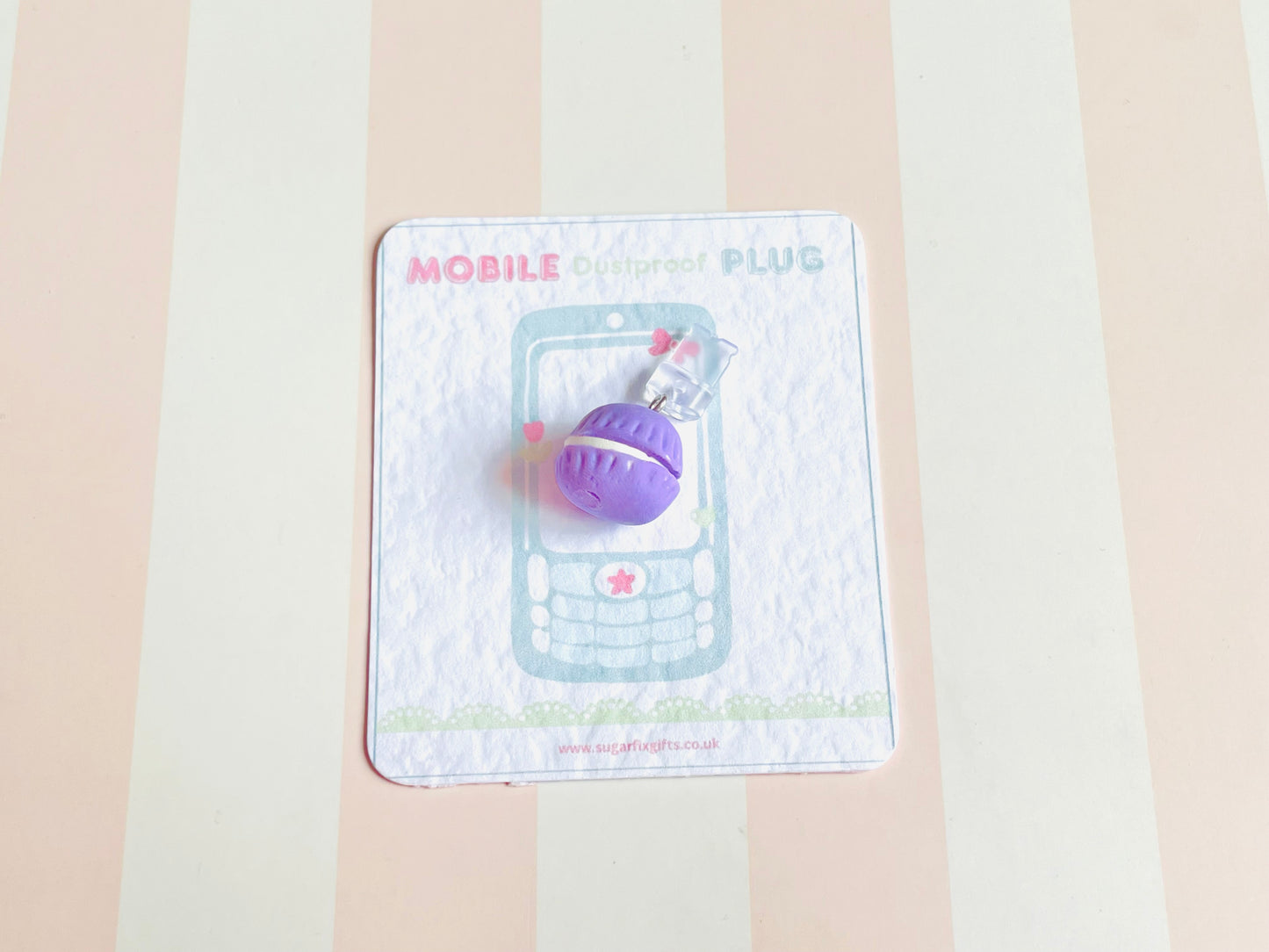 Macaron Dust Plug Phone Charm