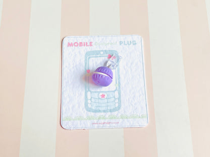 Macaron Dust Plug Phone Charm
