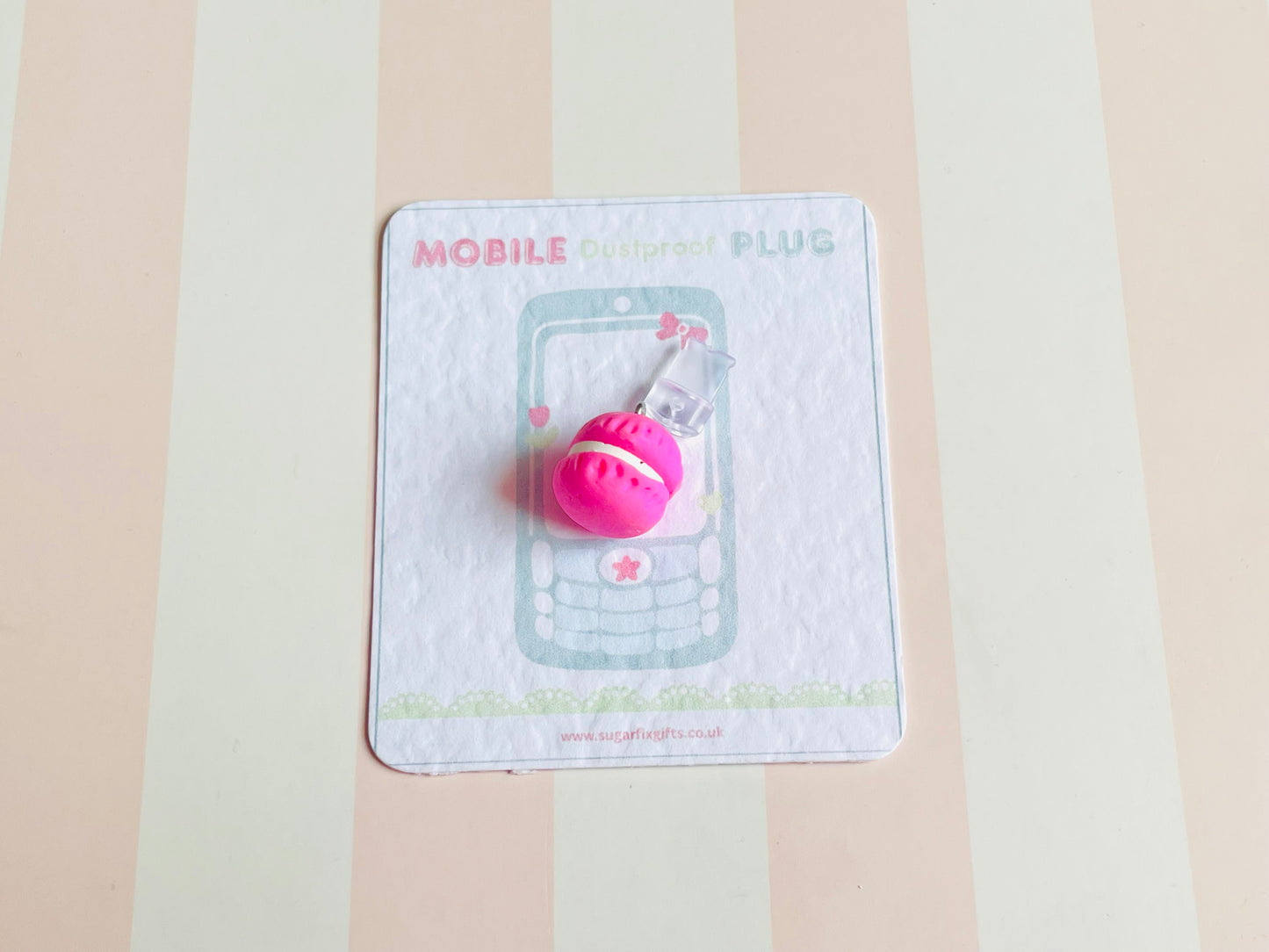 Macaron Dust Plug Phone Charm