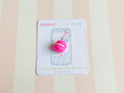 Macaron Dust Plug Phone Charm