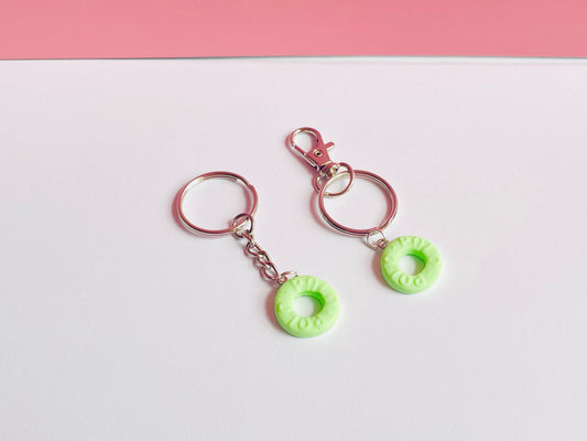 Green Peppermint Polo Keyring