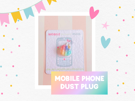 Ombré Heart Phone Plug Charm