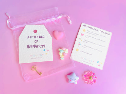 Happy Little Gift Bag of Happiness, Pink or Ivory