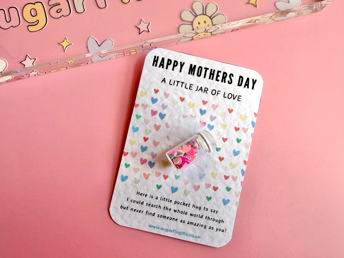 Mothers Day Jar Of Love Pocket Hug Gift
