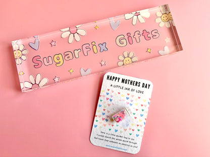 Mothers Day Jar Of Love Pocket Hug Gift