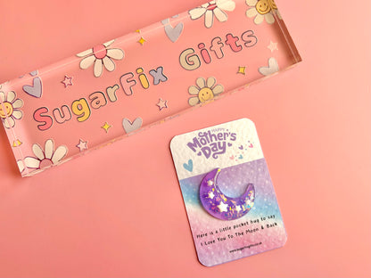 Mothers Day Love You To The Moon Pocket Hug Gift