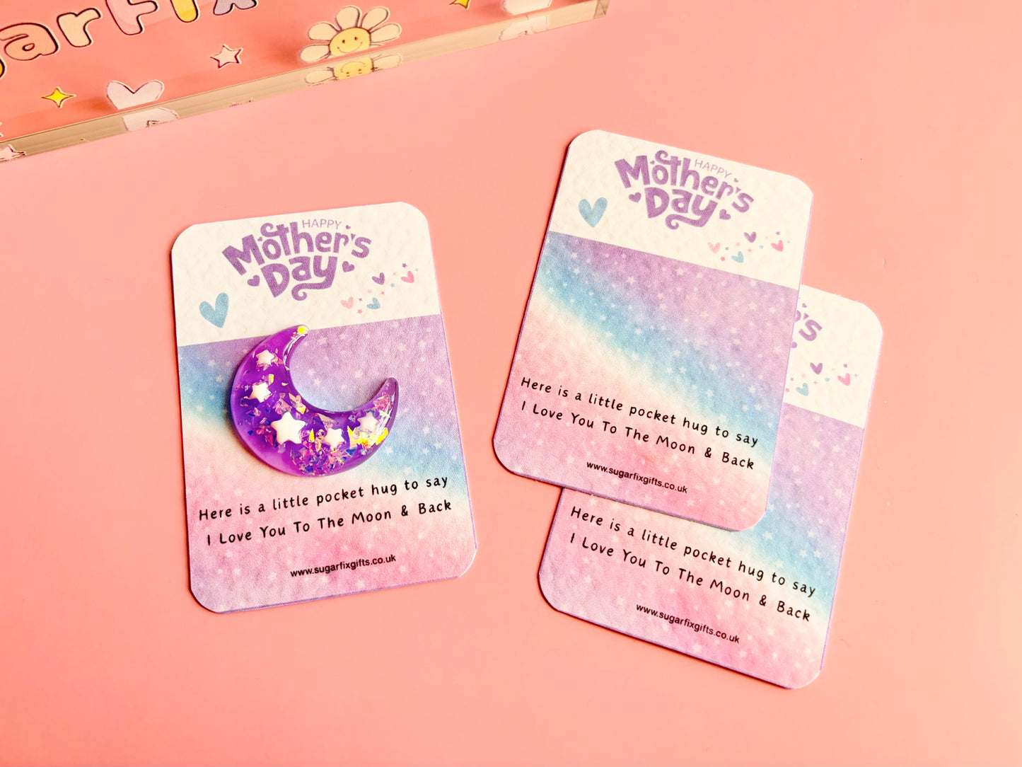 Mothers Day Love You To The Moon Pocket Hug Gift