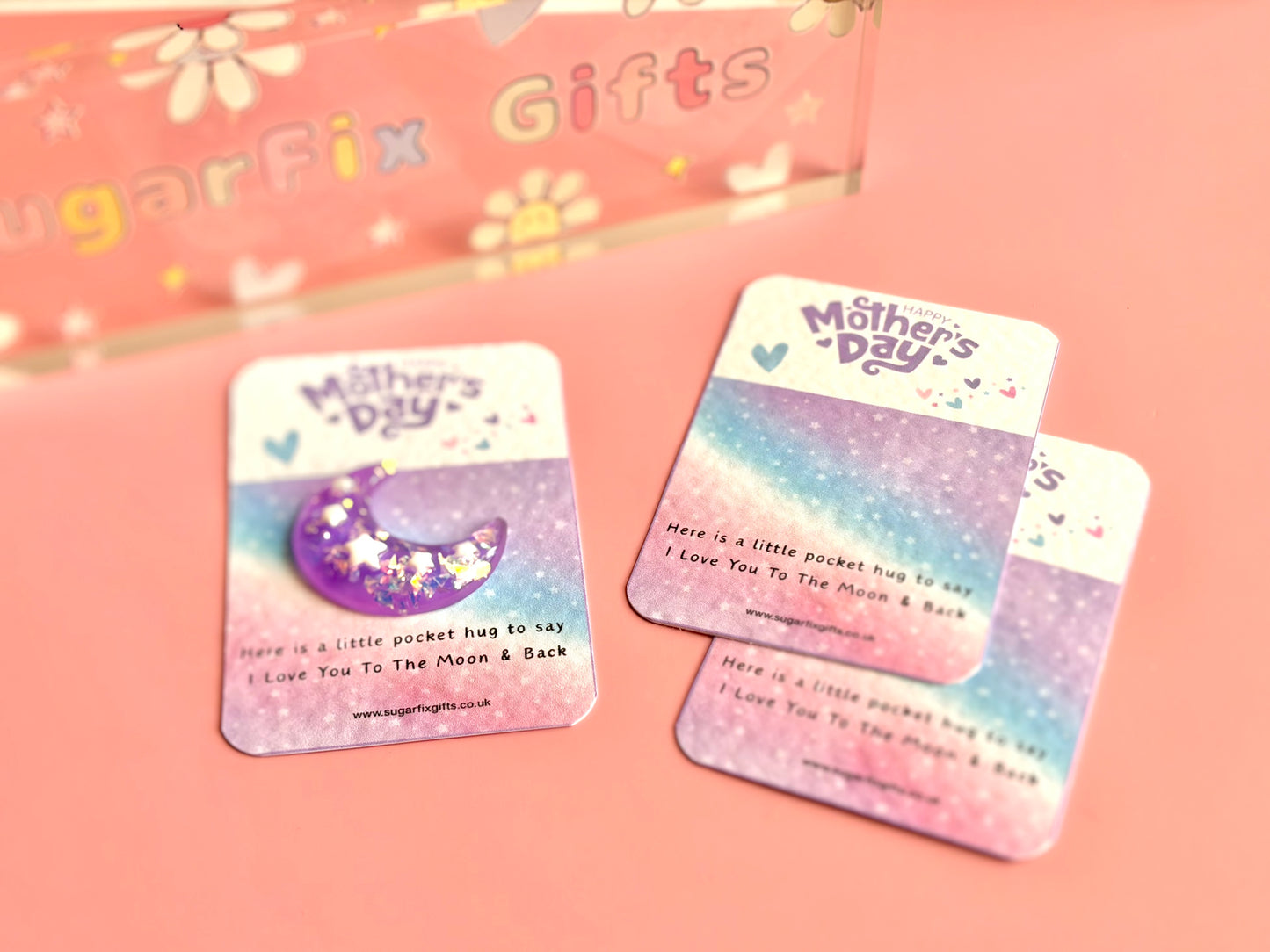 Mothers Day Love You To The Moon Pocket Hug Gift