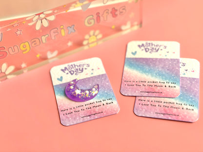 Mothers Day Love You To The Moon Pocket Hug Gift