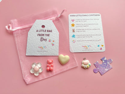 From The Dog - Little Bag of Happy, Pink or Ivory