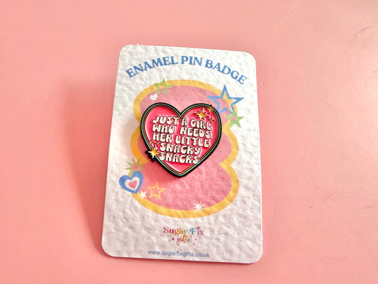 Snacks Lover Enamel Pin