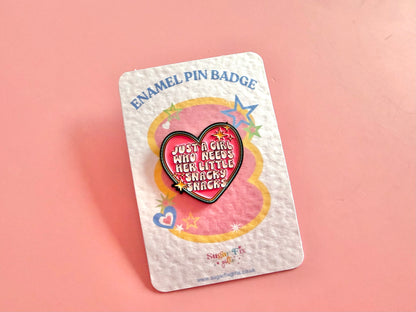 Snacks Lover Enamel Pin