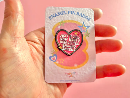 Snacks Lover Enamel Pin