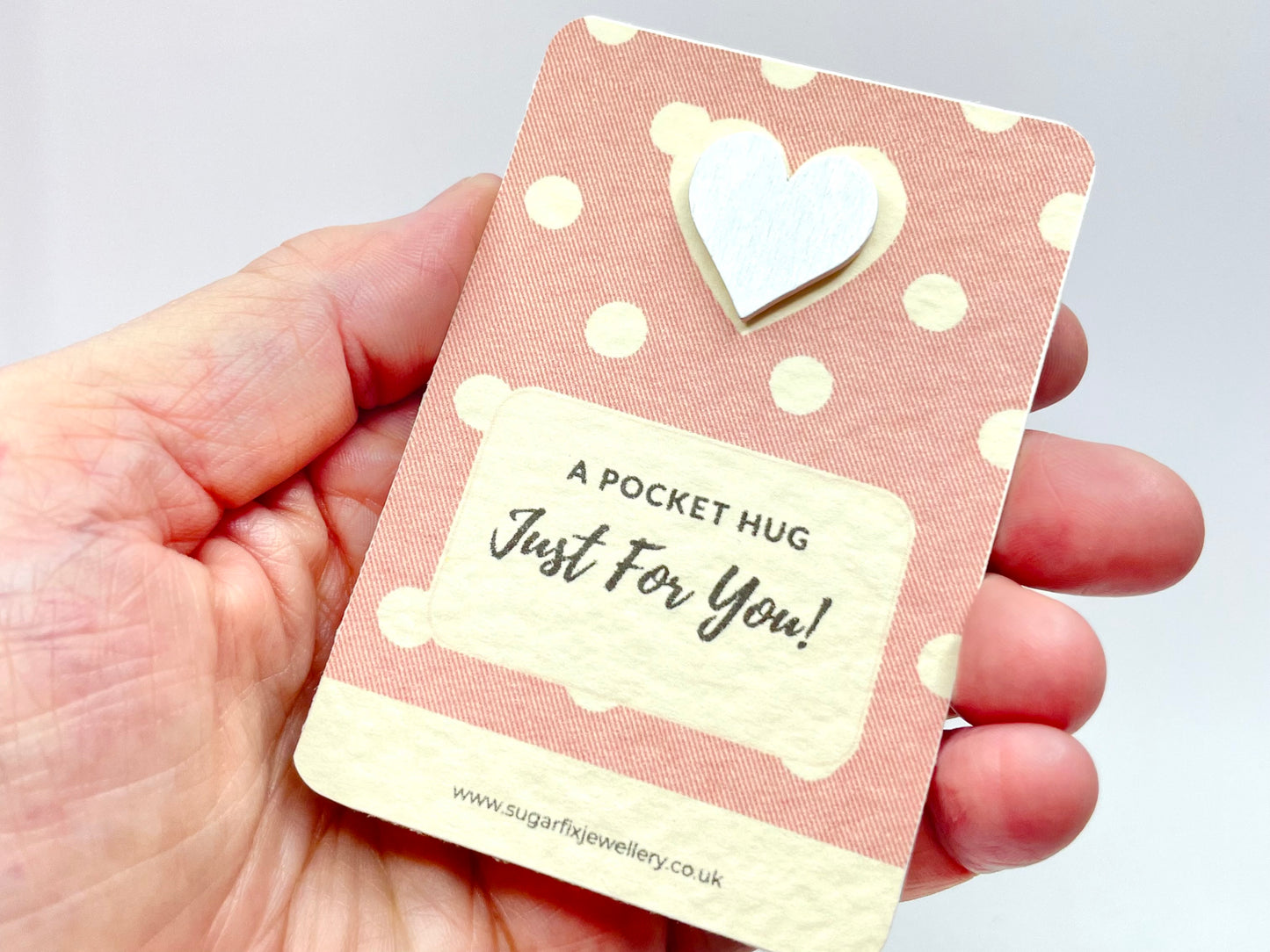 Cath Kidston Print Pocket Hug Heart  Keepsake Gift