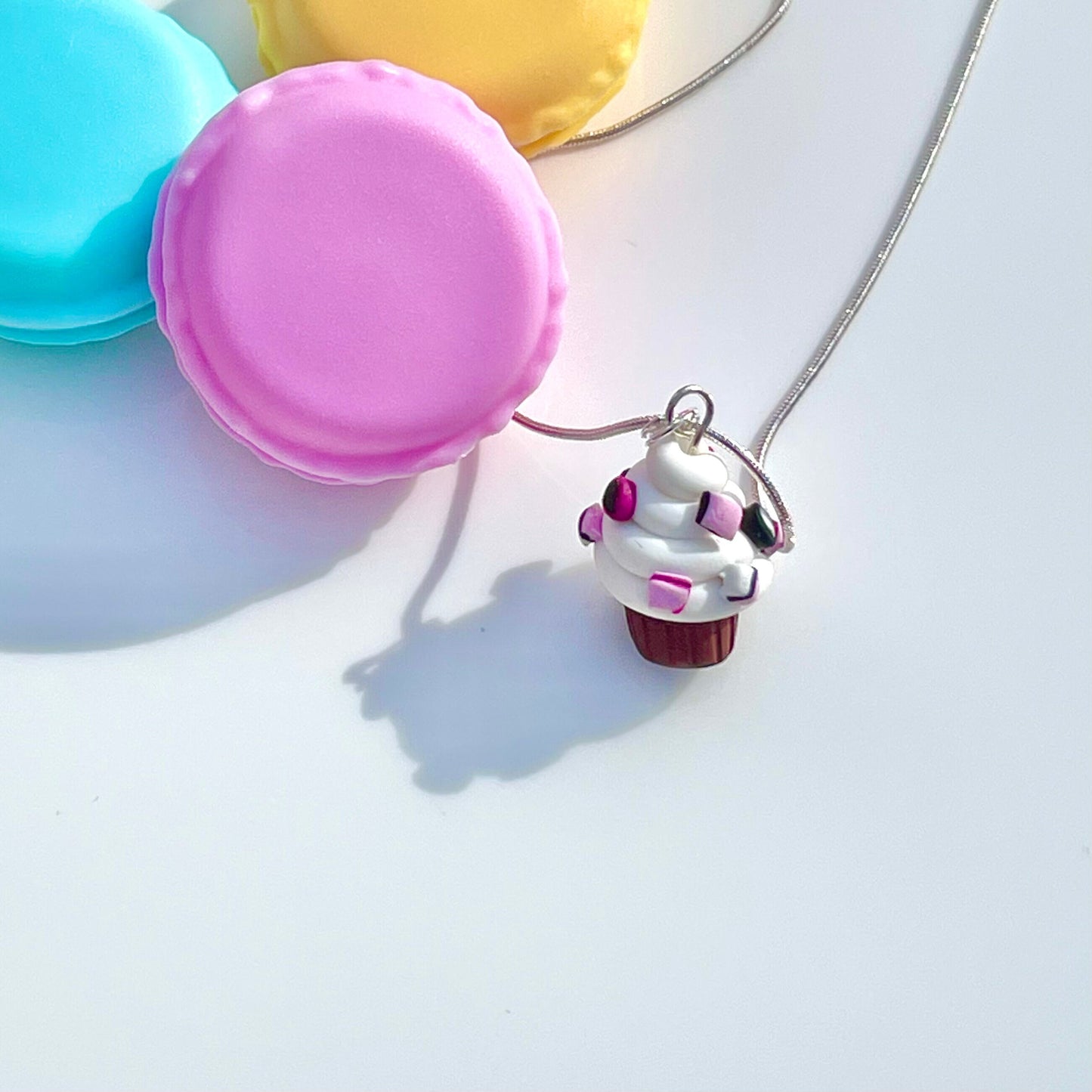 Liquorice Allsorts Cupcake Necklace