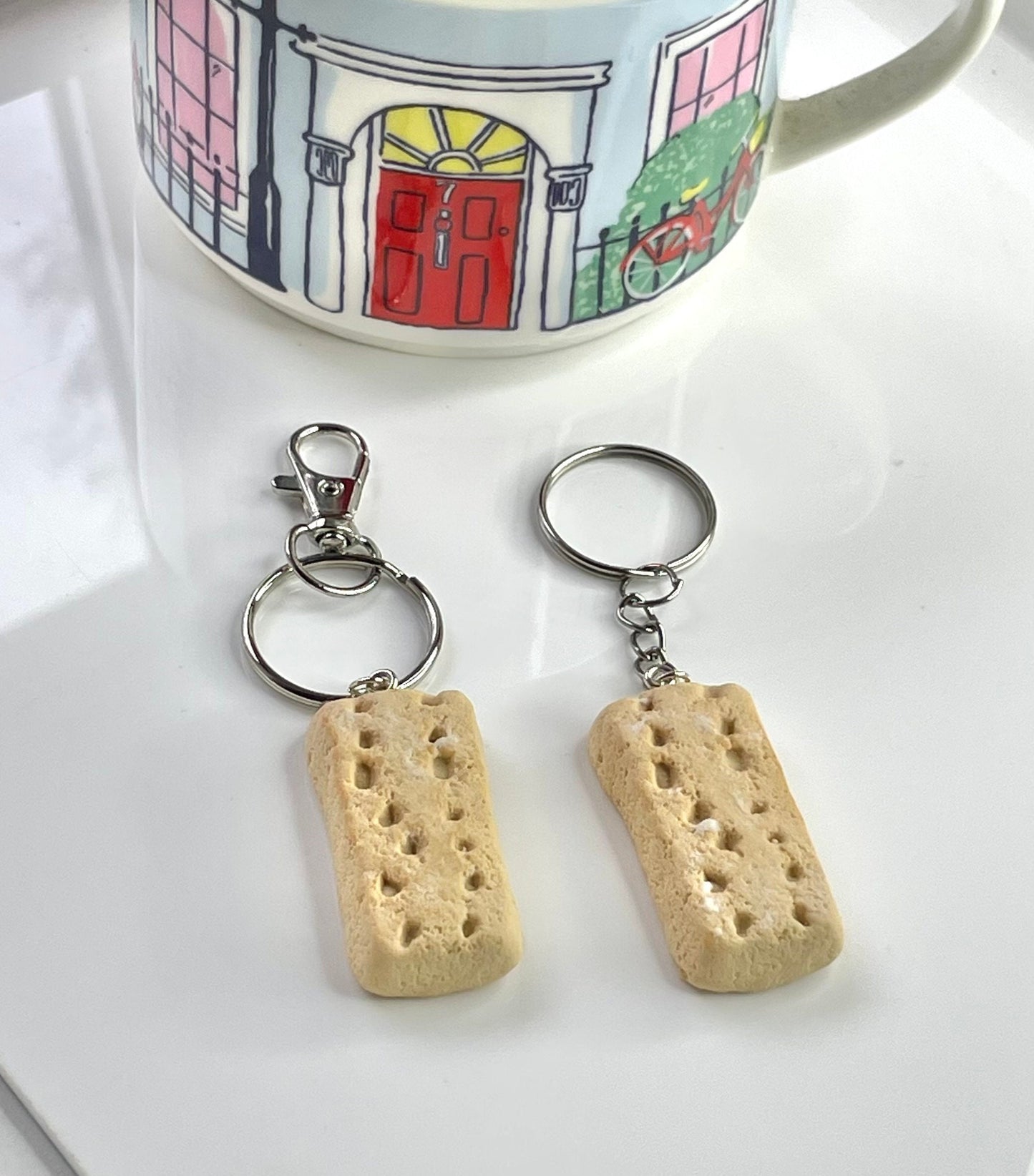 Shortbread Biscuit Keyring