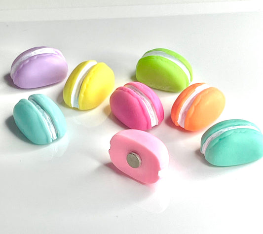 8 French Macaron Fridge Magnets