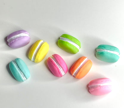 8 French Macaron Fridge Magnets